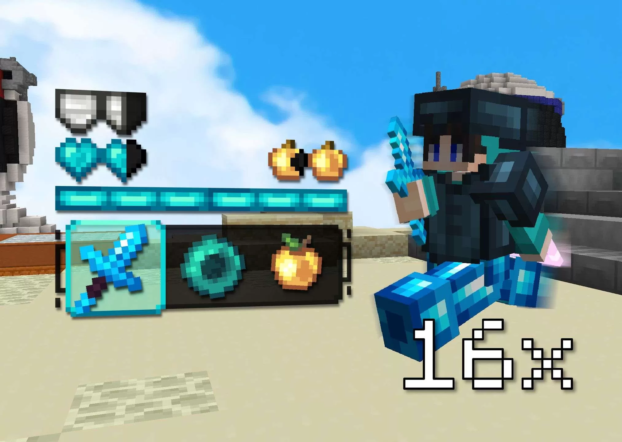 Glacite texture pack preview